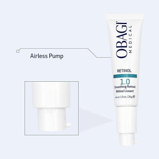 Obagi360 Retinol Cream supports skin renewal, targeting wrinkles and rough texture for a revitalized appearance.