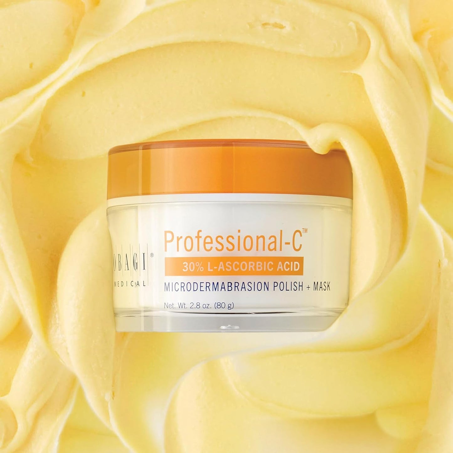 Vitamin C microdermabrasion mask refines pores, exfoliates, and restores glow for a youthful appearance.