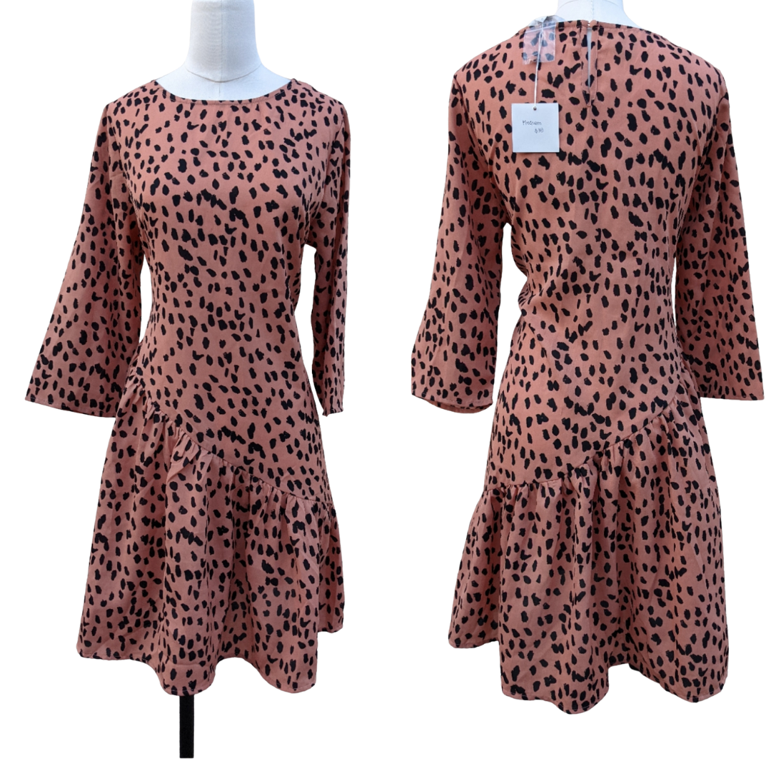 Hayden Los Angeles Animal Print Dress