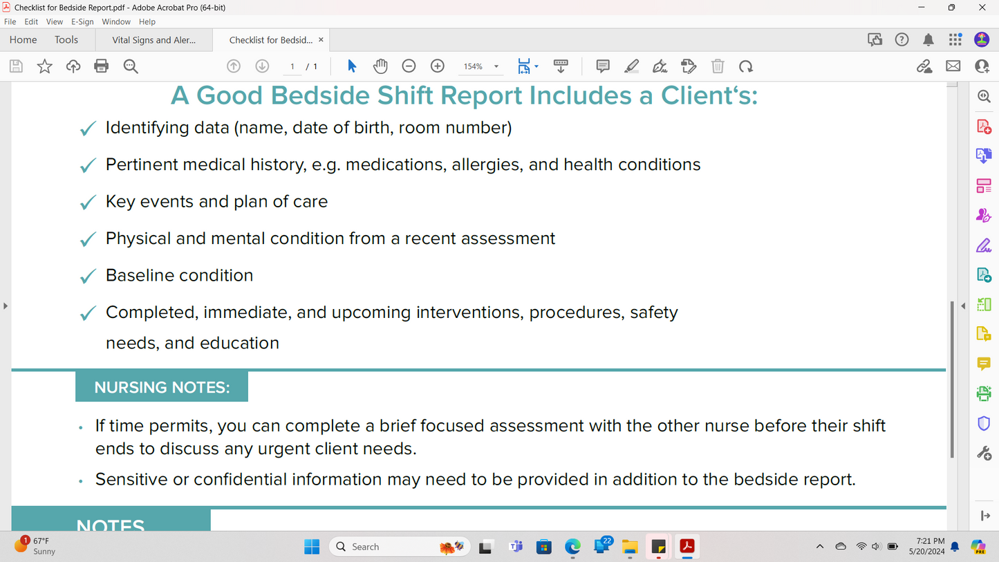 Nursing Notes Templates Reports | SBAR, Care Planning, and more