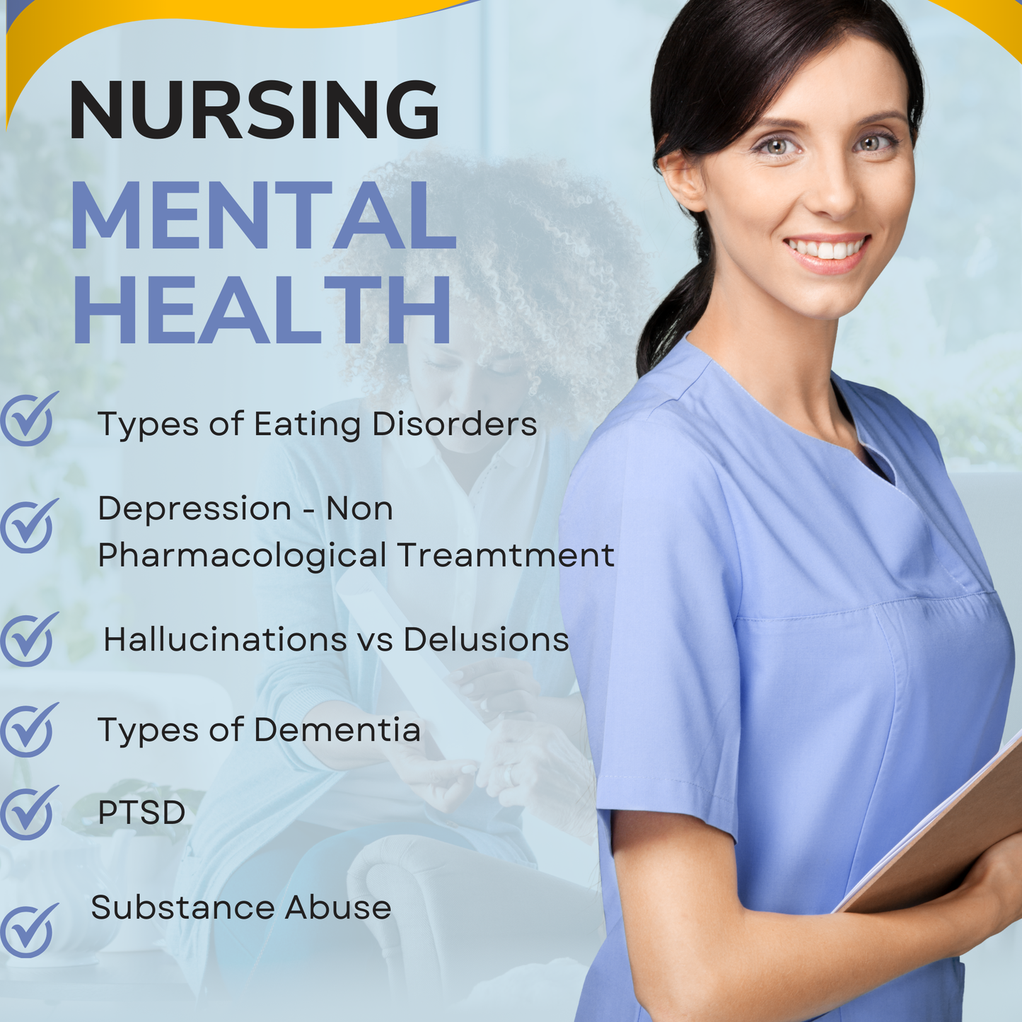 Mental Health Nursing Diagnosis Study Guide Templates