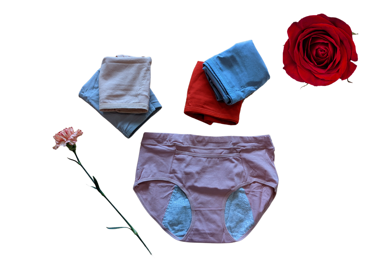 Teens Hipster Period Underwear Postpartum, 3 pack