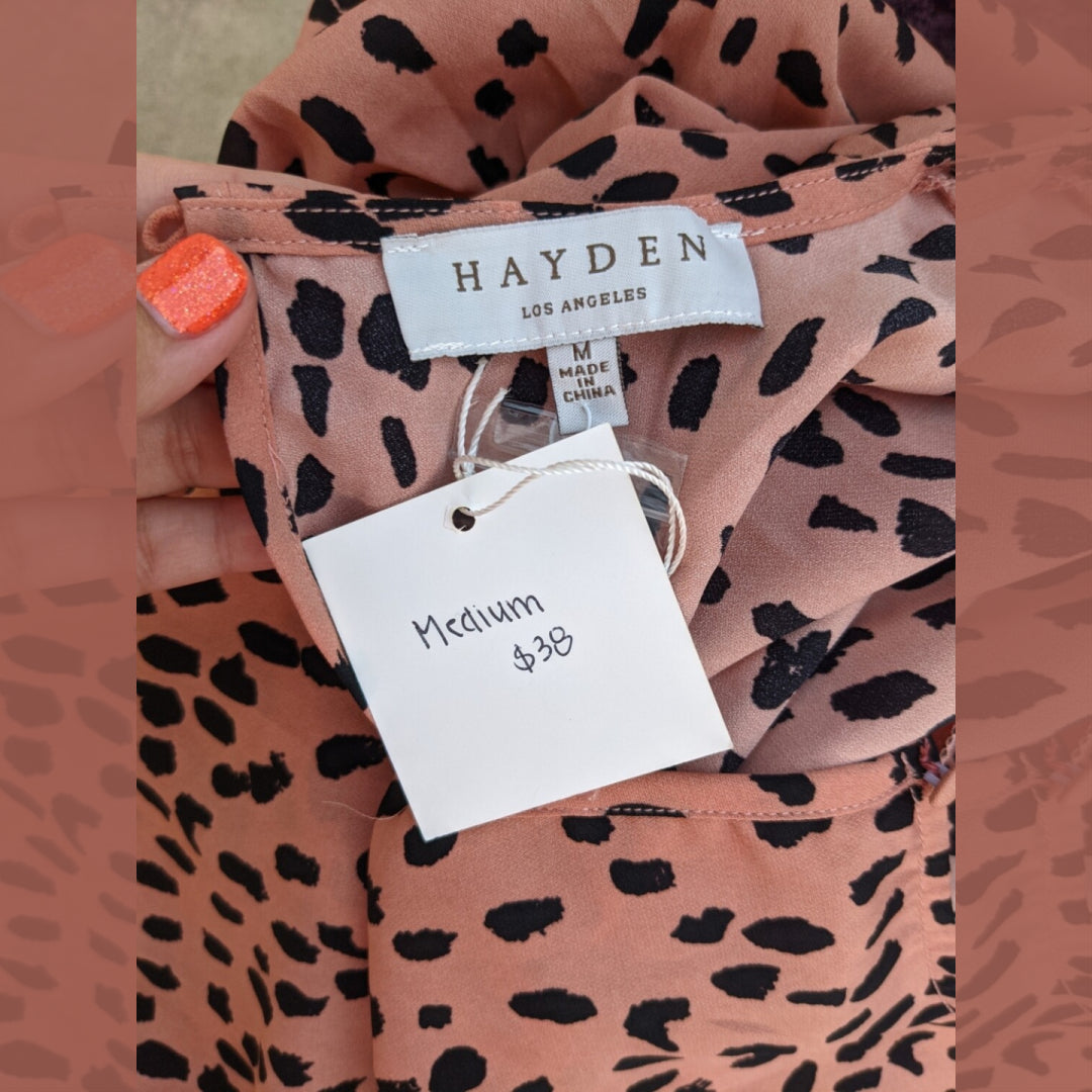 Hayden Los Angeles Animal Print Dress