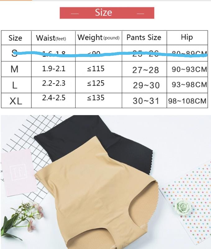 Tummy Control Body Shaper with Padded Butt