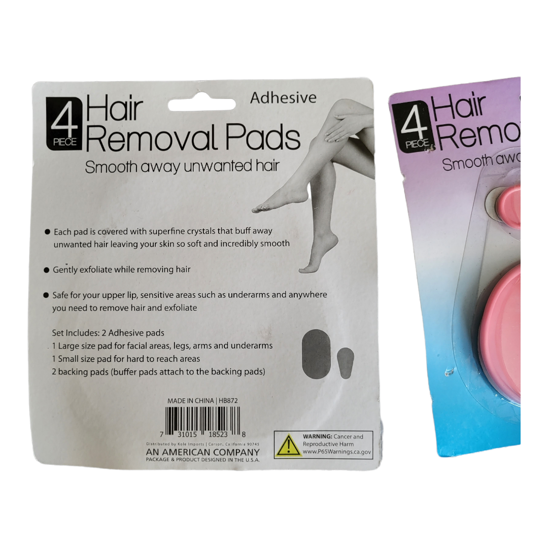 Hair Removal Pads for Lip and Legs