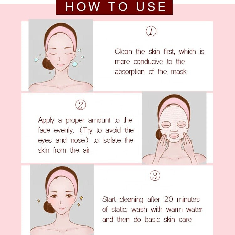 Facial Skin Care Pink Mask