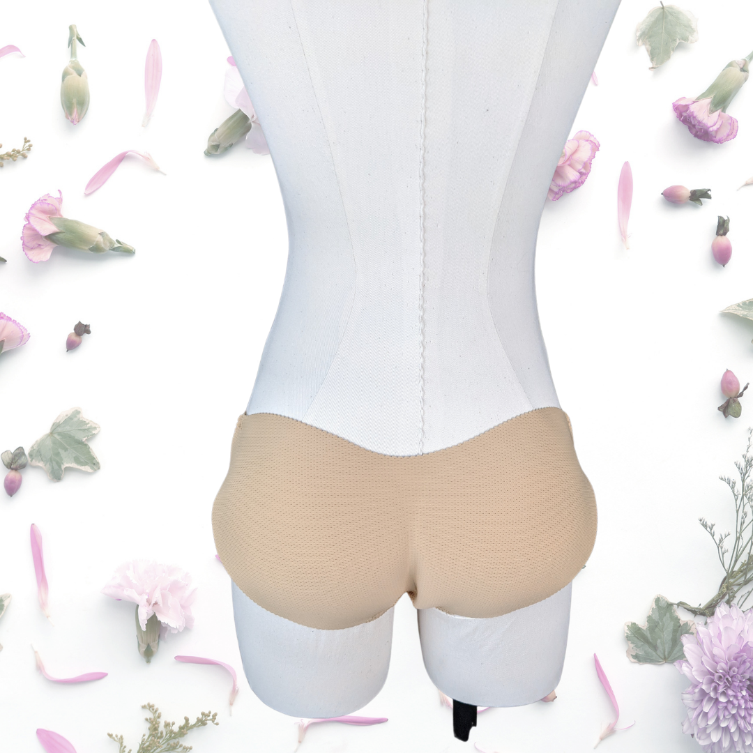 Tummy Control Body Shaper with Padded Butt 