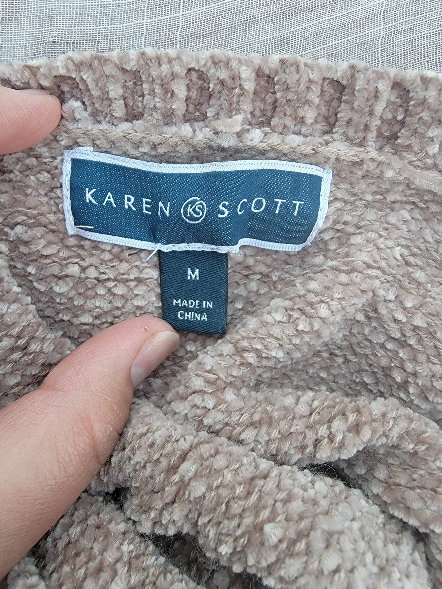 Karen Scott Long Sleeve Sweater