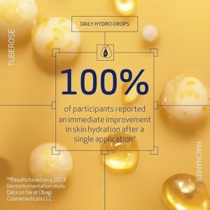 Brighten and refresh under eyes with Hydro-Drops Eye Gel Cream, offering 24-hour hydration and a cooling applicator.