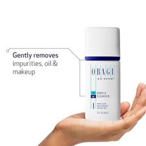 Obagi Gentle Face Cleanser soothes and cleanses sensitive skin, leaving it soft and hydrated for normal to dry types.