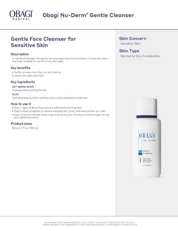 A mild face cleanser that gently removes impurities while calming and refreshing sensitive, dry skin.