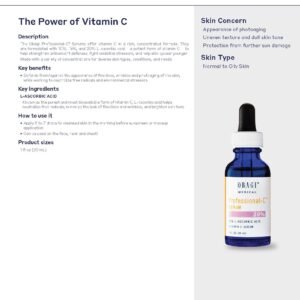 Vitamin C defends from and against the appearance of fine lines, wrinkles and photoaging of the skin.