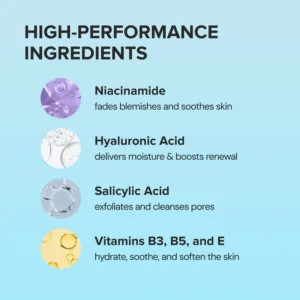Glycolic acid pads in jar with label showing benefits for acne, dullness, and glow - Woman applying glycolic pad to cheek for exfoliation and visible skin renewal Want me to tailor these for Pinterest pins, product carousels, or blog images next? I can help match tone and layout across your platforms.