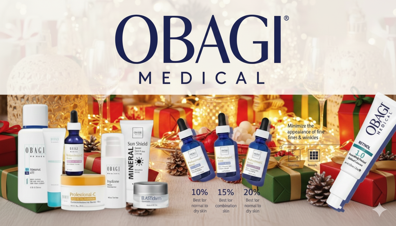 Obagi Medical anti-aging products and Professional-C Serums for fine lines and wrinkles.