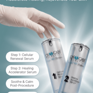 Soft, radiant skin maintained with simple microchanneling aftercare steps.