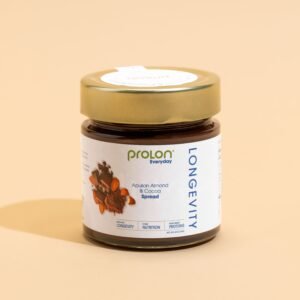 Jar of L‑Spread IGF‑Smart Cocoa Creme made with Apulian almonds and premium cocoa.